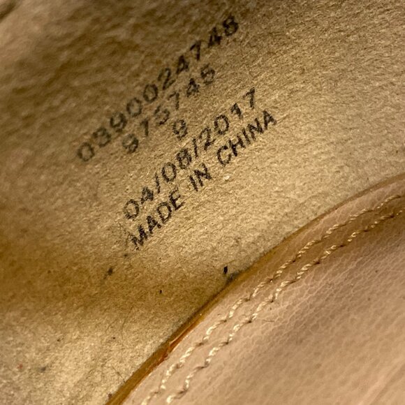 Size 9 Like A New Penny! Metallic Rose Copper Strappy Heels - Picture 13 of 16